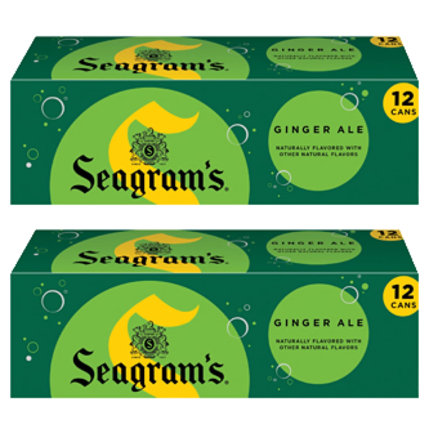 Seagram's Ginger Ale, Cans, Case